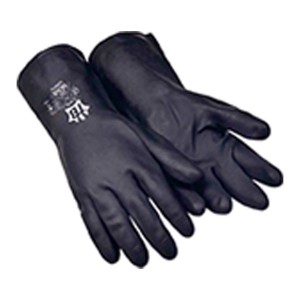 LUVA LATEX FLOCADA PRETA NOVASUPER 75